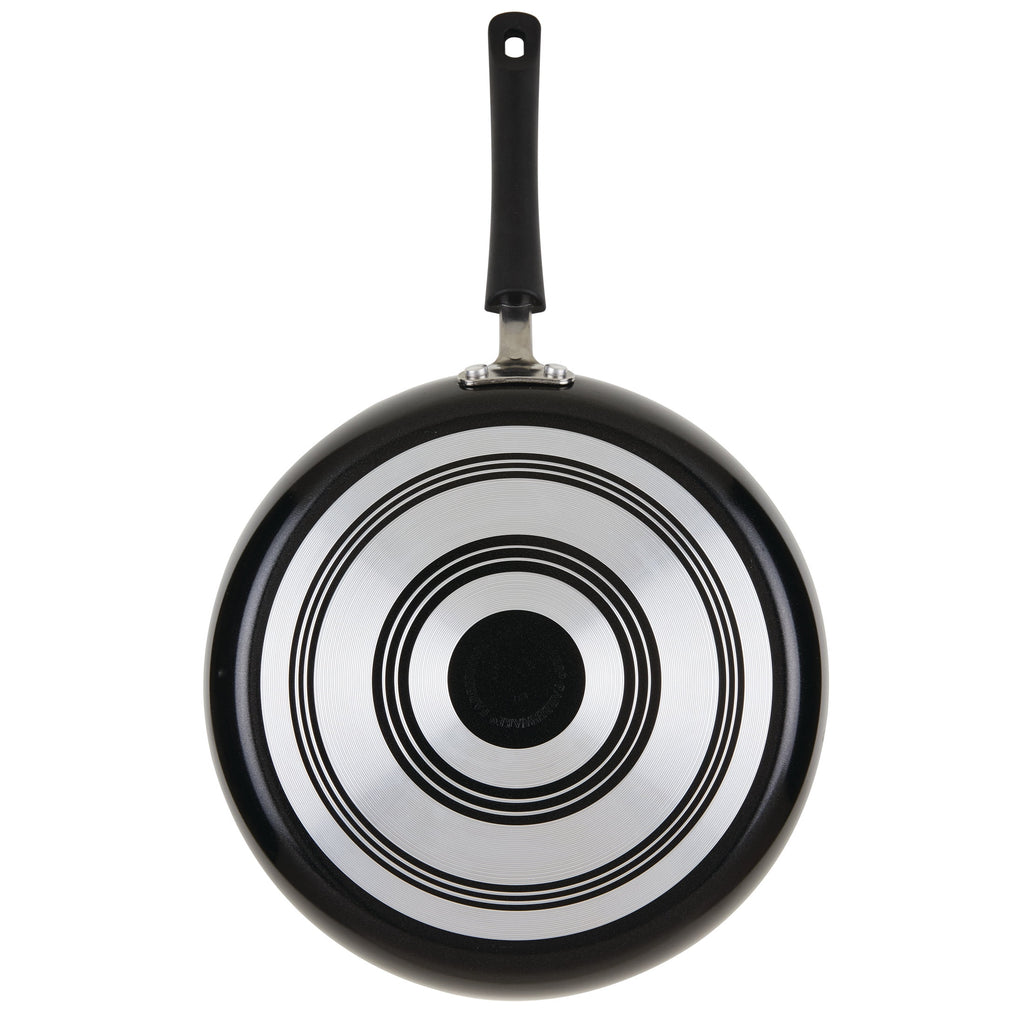 Farberware Easy Clean 22 Pcs Nonstick Cookware Set Includes Griddle Pan and Cooking Tools - Dishwasher Safe, Black