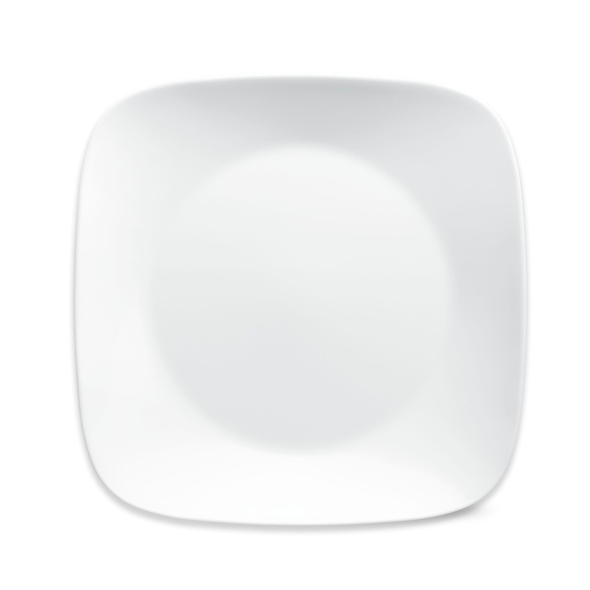 Corelle 10.5" Square Pure White Plate - 2-Pack