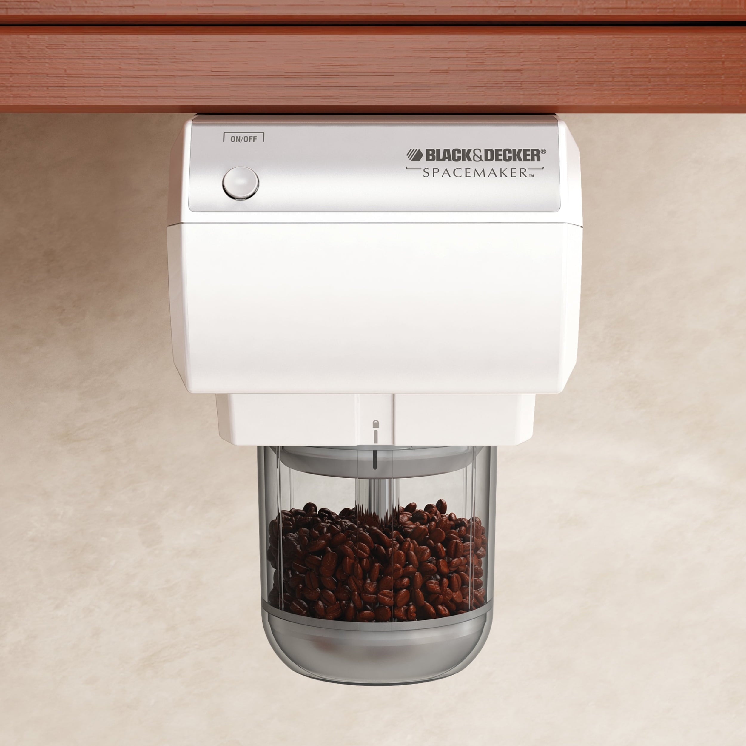 BLACK+DECKER Spacemaker Dual Grinder Plastic Containers 0.75-Cup Electric 800W White