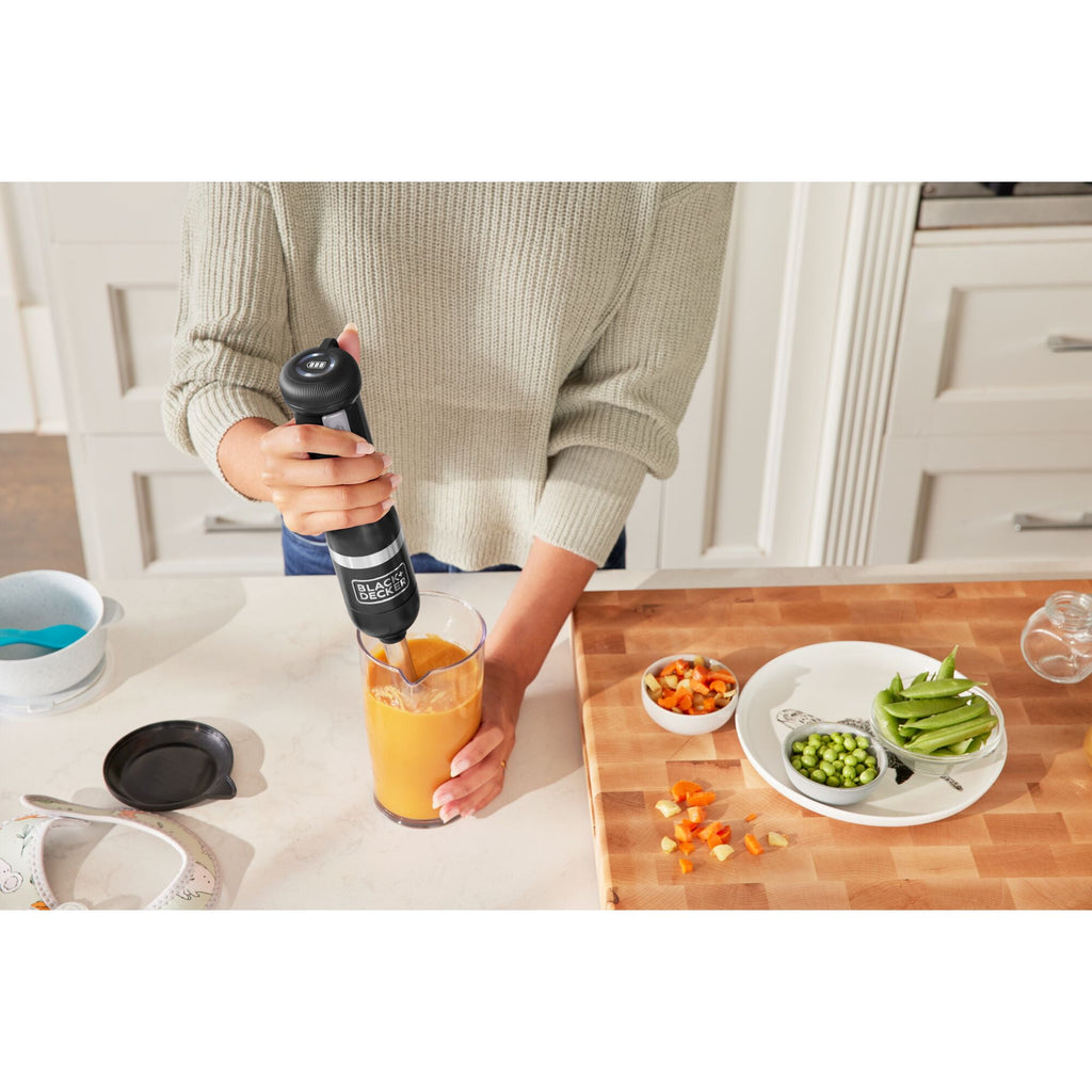 BLACK+DECKER Kitchen Wand Blender Kit - Black (BCKM1011K10)