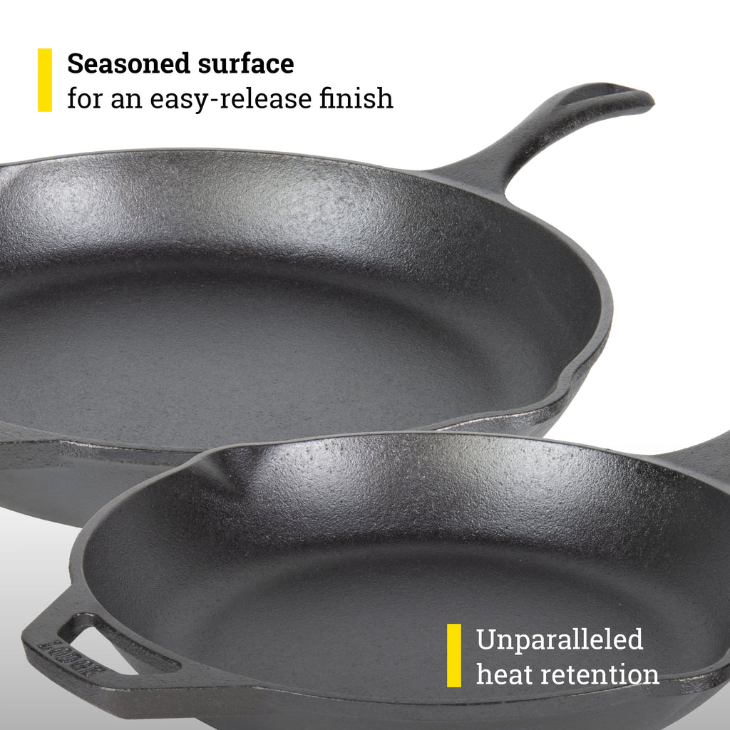 Lodge Chef Collection 2pc Set (10" & 12" Skillet)