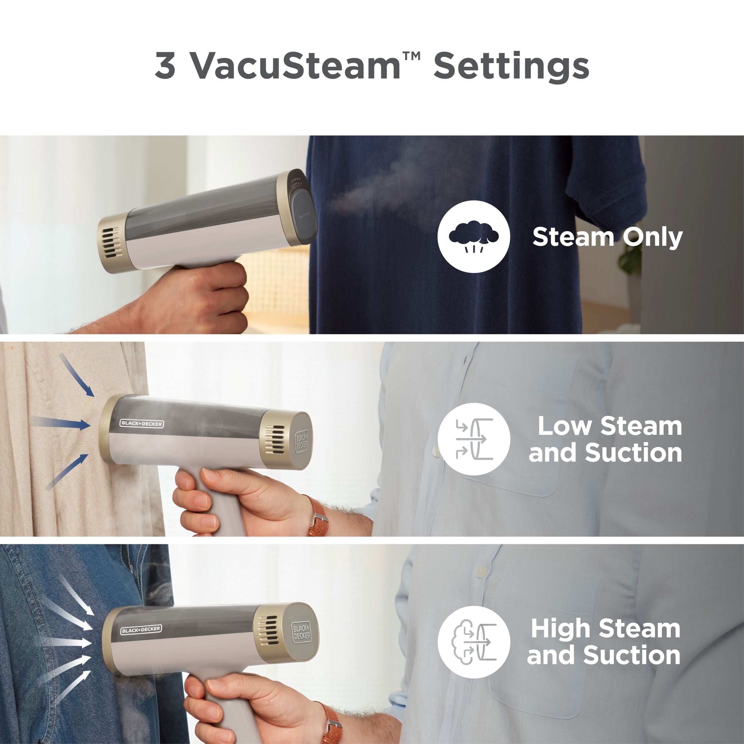 BLACK+DECKER™ VacuSteam™ Handheld Steamer