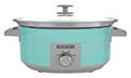 BLACK+DECKER 7-Quart Slow Cooker - SC2007D, Lid Holder, 3 Heat Settings, Extra Large Handles, Dishwasher Safe, Teal