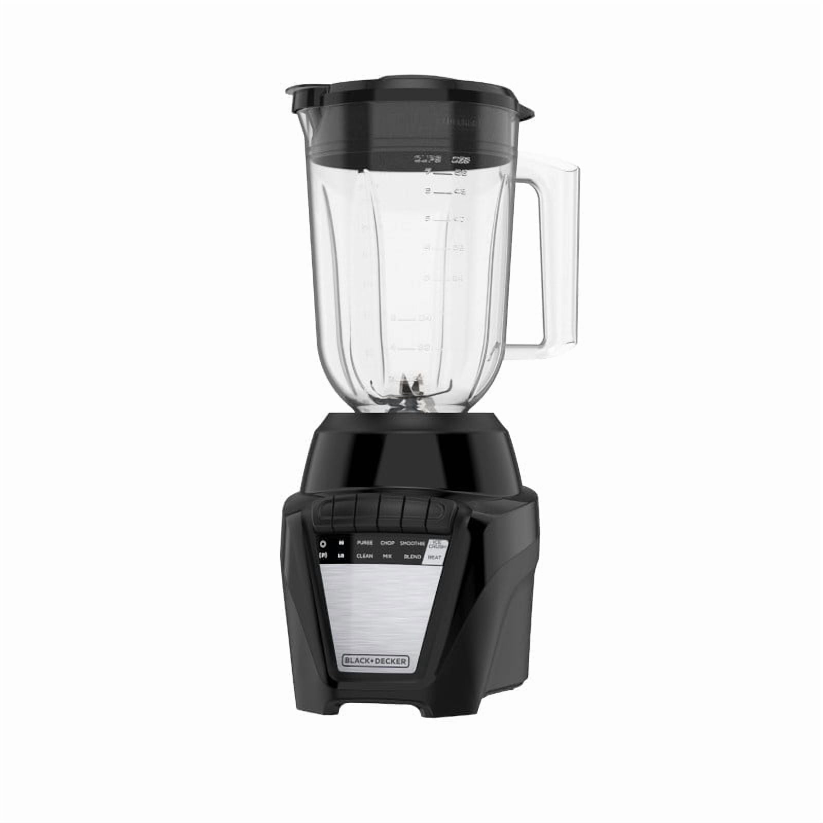 BLACK+DECKER 700W Stainless Steel 6-Tip IceCrush Blender - 8 Speeds + Pulse, 7-Cup Ergonomic Jar (56oz), Ice Crushing & Smoothie Maker