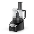BLACK+DECKER Food Processor and Vegetable Chopper - 8-Cup Capacity, 450W, Stainless Steel Blades, Grate, Shred, Slice, Mince, Puree, Black, FP4100B