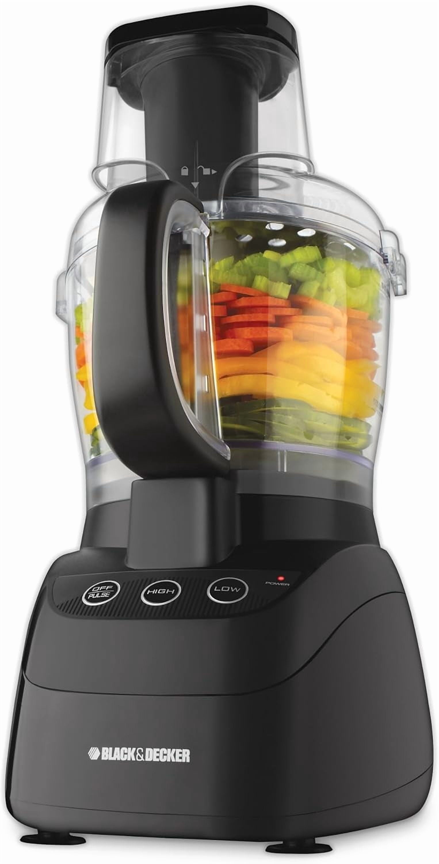 Black & Decker FP2500B PowerPro Wide-Mouth 10-Cup Food Processor - Black Home Supply Maintenance Store, New - Retail By Visit the BLACKDECKER Store