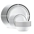 Corelle Brasserie 18-Piece Glass Dinnerware Set (Service for 6)