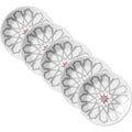 Corelle Heat Resistant Tableware Plates - Laminated Tempered Glass, (Set of 5)