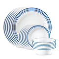Corelle Laila 18-Piece Glass Dinnerware Set (Service for 6)