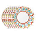 Corelle Terracotta Dreams 10.25" Glass Dinner Plate (Set of 6)