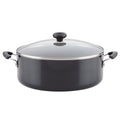 Farberware Easy Clean 8 Quart Nonstick Stockpot / Dutch Oven - Dishwasher Safe, Black