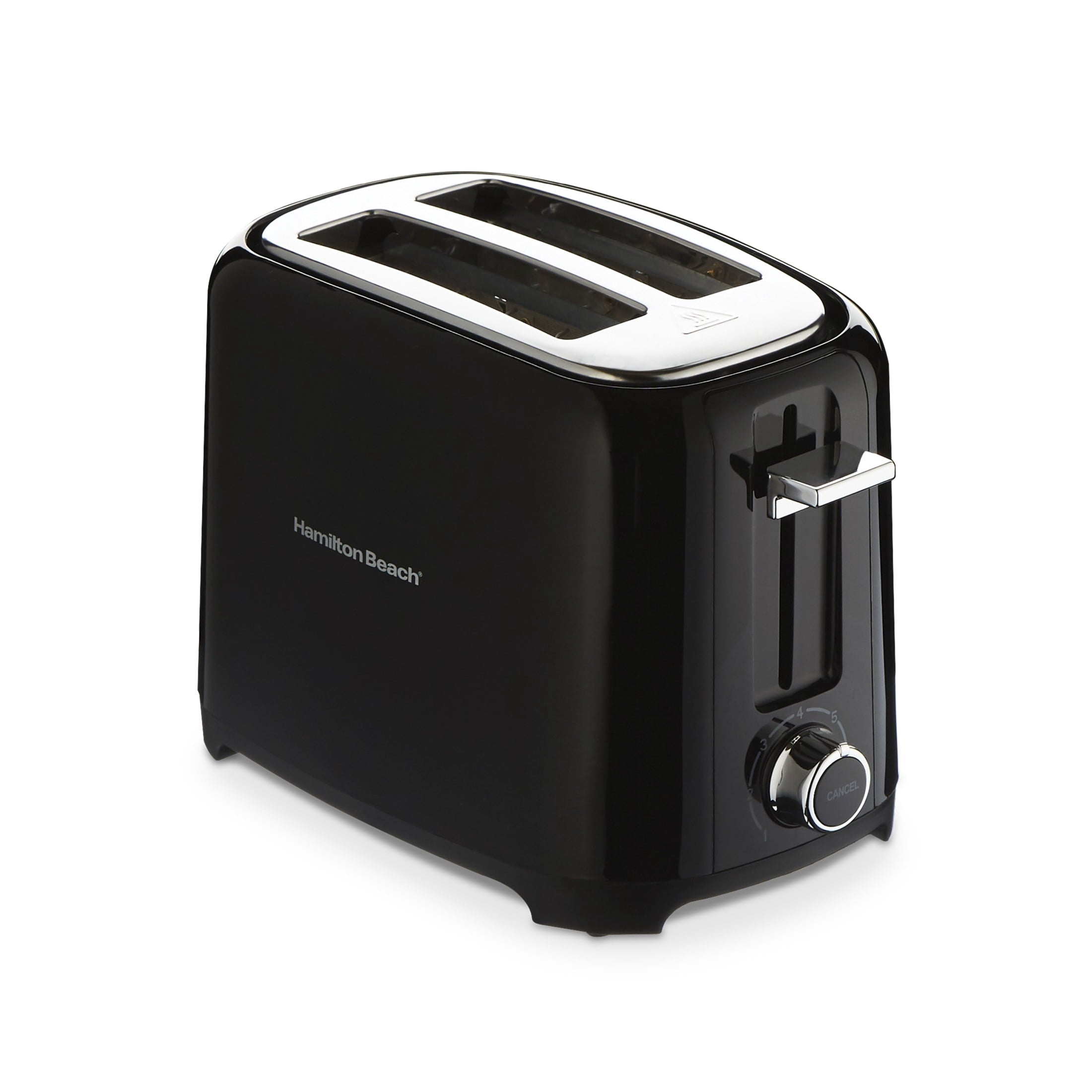 Hamilton Beach 2-Slice Toaster with Extra-Wide Slots - Toast Boost, and Removable Crumb Tray, Black