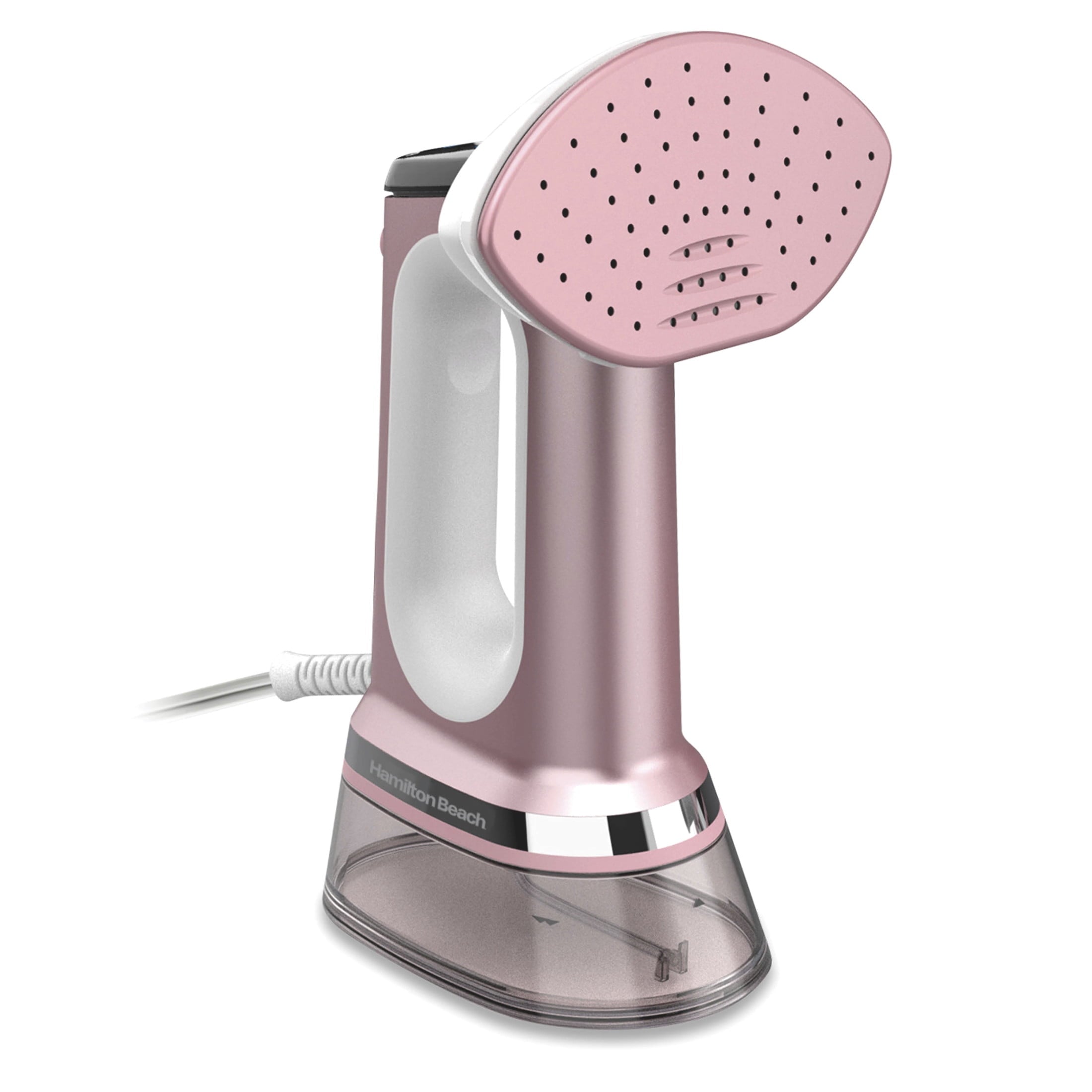 Hamilton Beach 3-in-1 Handheld Clothes Steamer and Iron - 1700 W 300 ml Clothing Steamer, 45-Second Heat Up, 27 Minutes of Steam, Rose