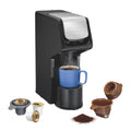 Hamilton Beach FlexBrew Sinlge Serve Coffee Maker - K Cup Pod Compatible & Grounds, 14 oz. Reservoir, Black