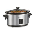 Hamilton Beach Programmable Stay or Go® Slow Cooker - 7 Quart Capacity, Silver, 33676