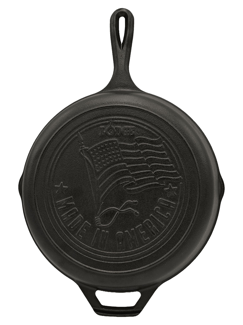 Lodge 10.25" Pre-Seasoned Cast Iron Skillet with American Flag