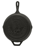 Lodge 10.25" Pre-Seasoned Cast Iron Skillet with American Flag