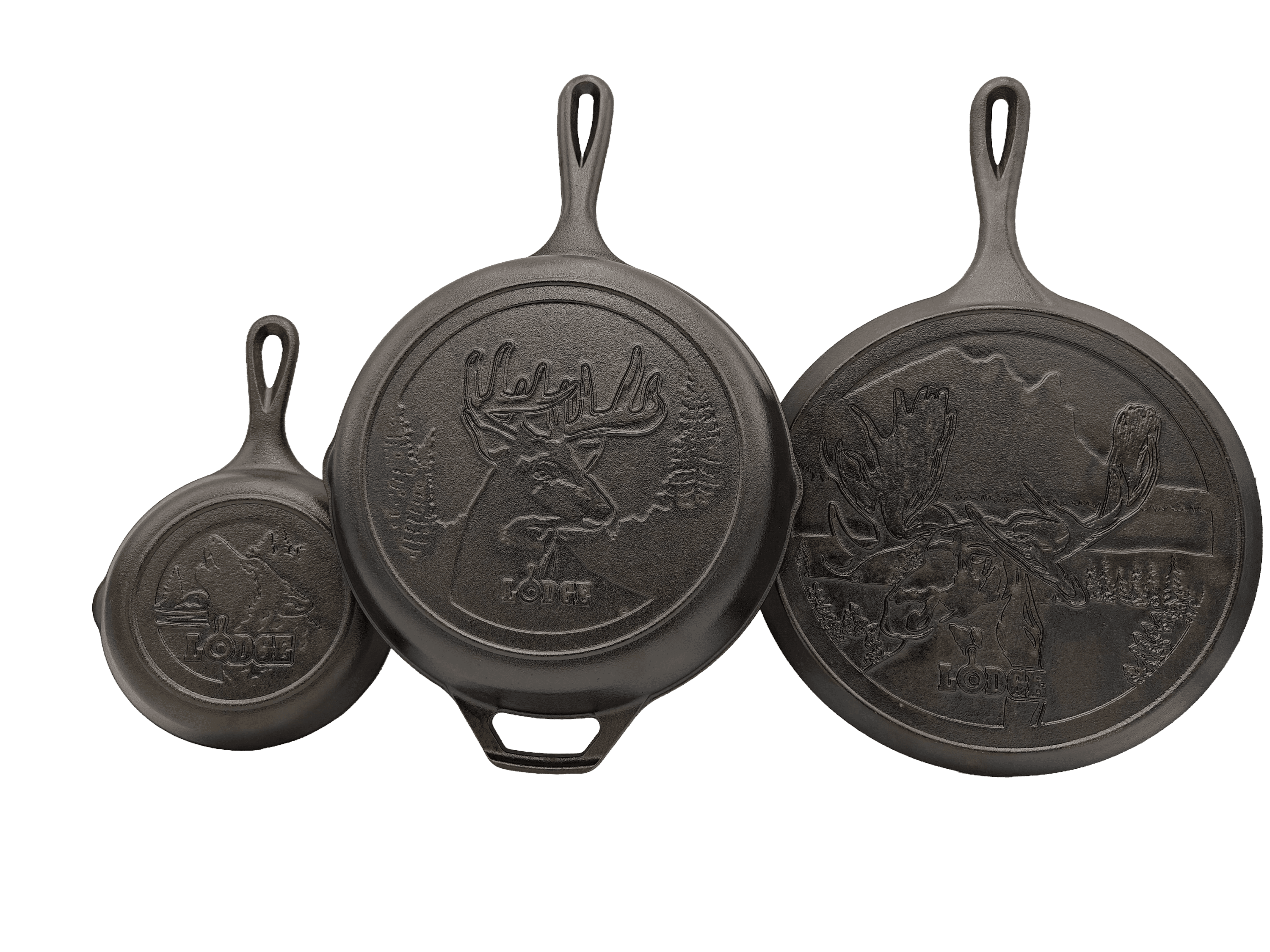 Lodge Cast Iron 3 Piece Wildlife Set