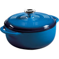 Lodge Cast Iron 4.5 Quart Enameled Dutch Oven - Blue
