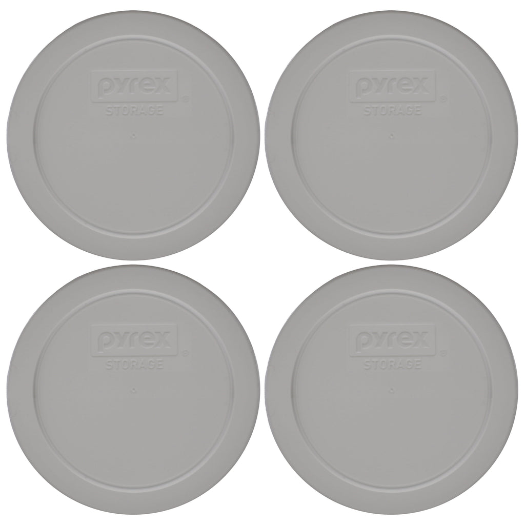 Pyrex 7200-PC 2-Cup Rainstorm Blue Food Storage Replacement Lid Cover (4-Pack)