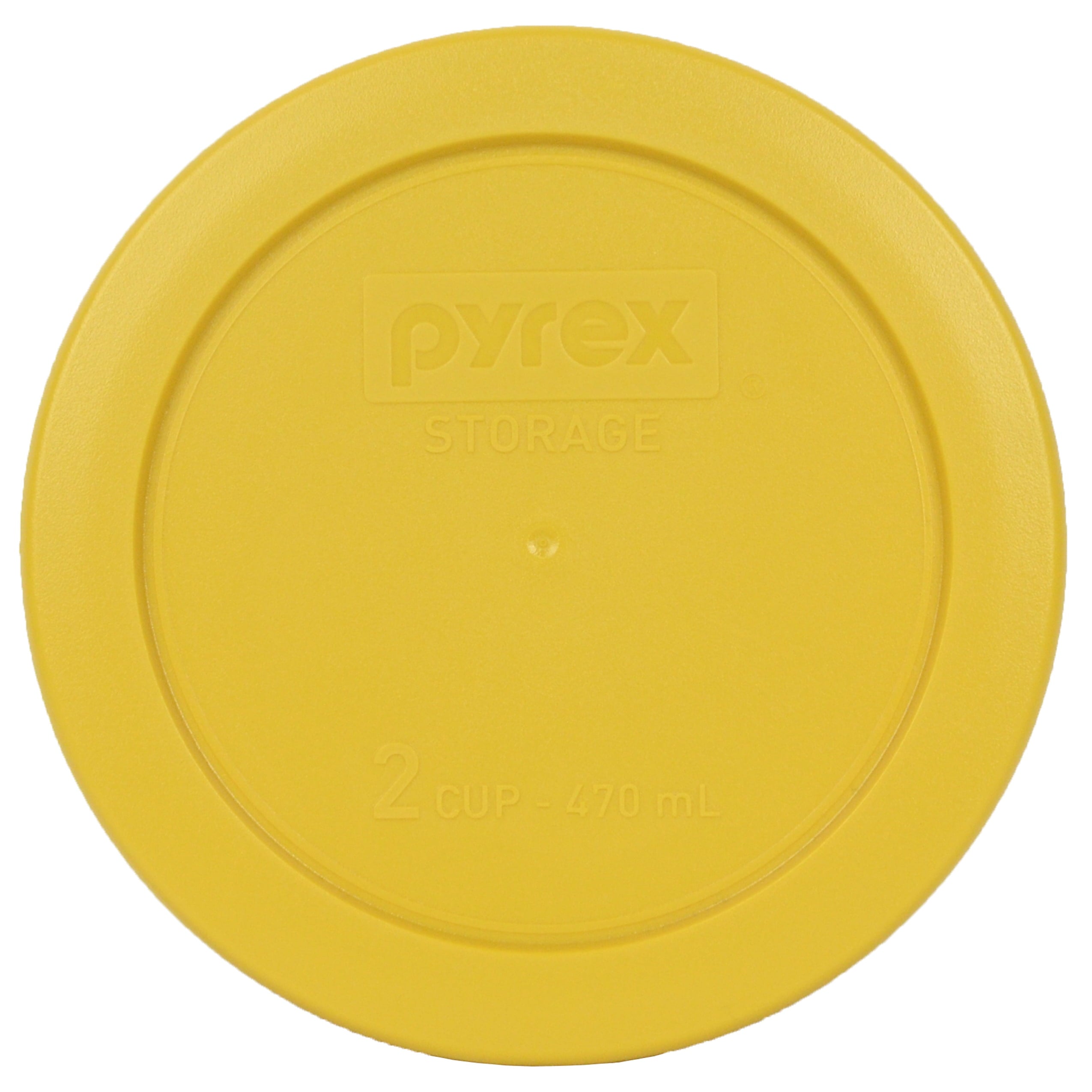 Pyrex 7200-PC Butter Yellow Plastic Food Storage Replacement Lid Cover