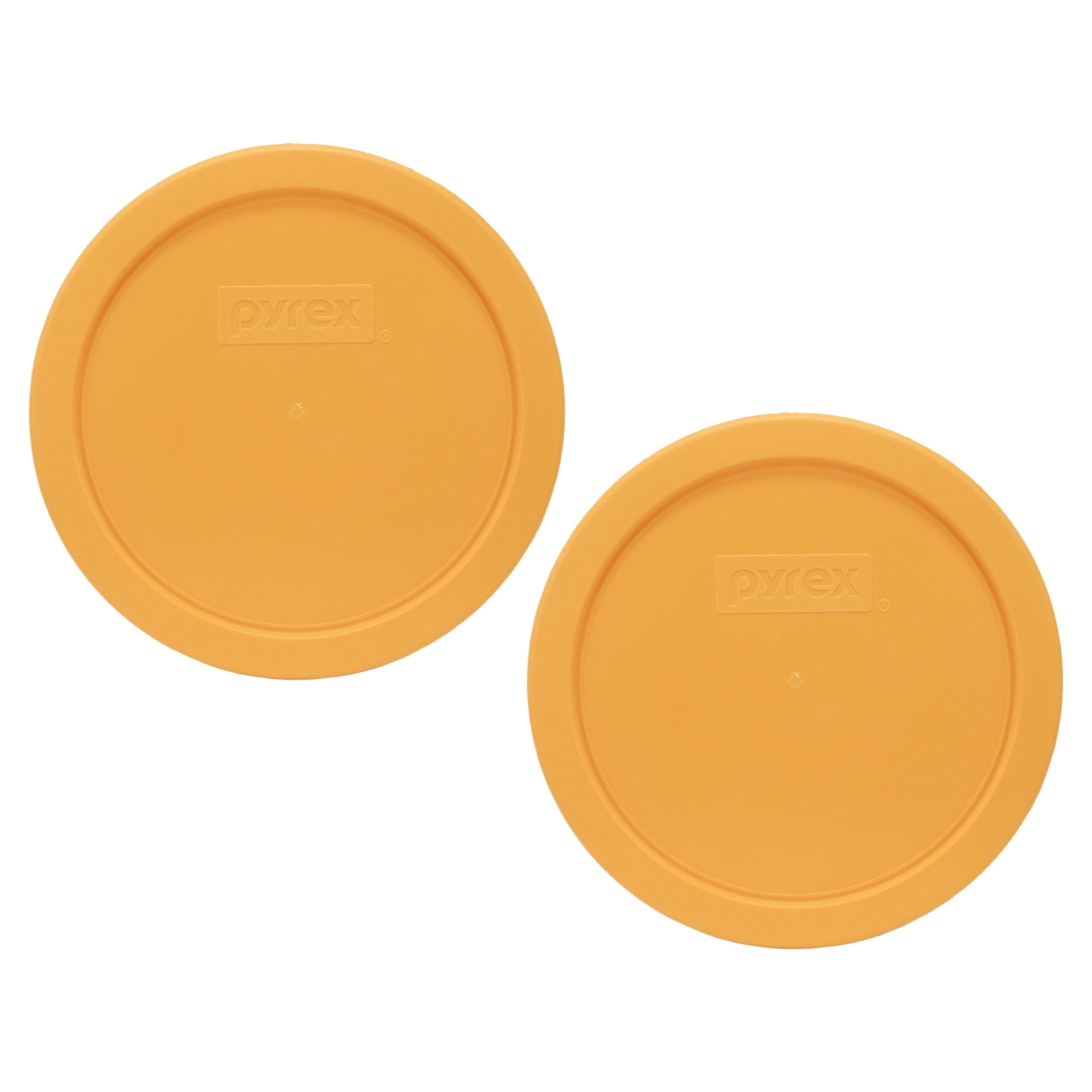 Pyrex 7401-PC Lemon Drop Yellow 3-Cup Food Storage Replacement Lid (2-Pack)