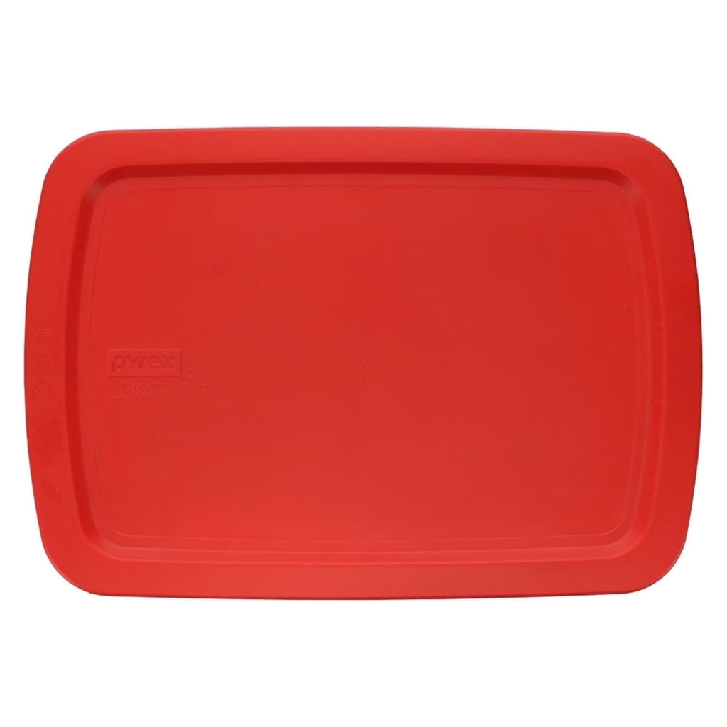 Pyrex C-233-PC 3qt Poppy Red Easy Grab Food Storage Replacement Lid