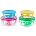 Pyrex Glass 8-piece Minnie Mouse Decorated Food Storage Set