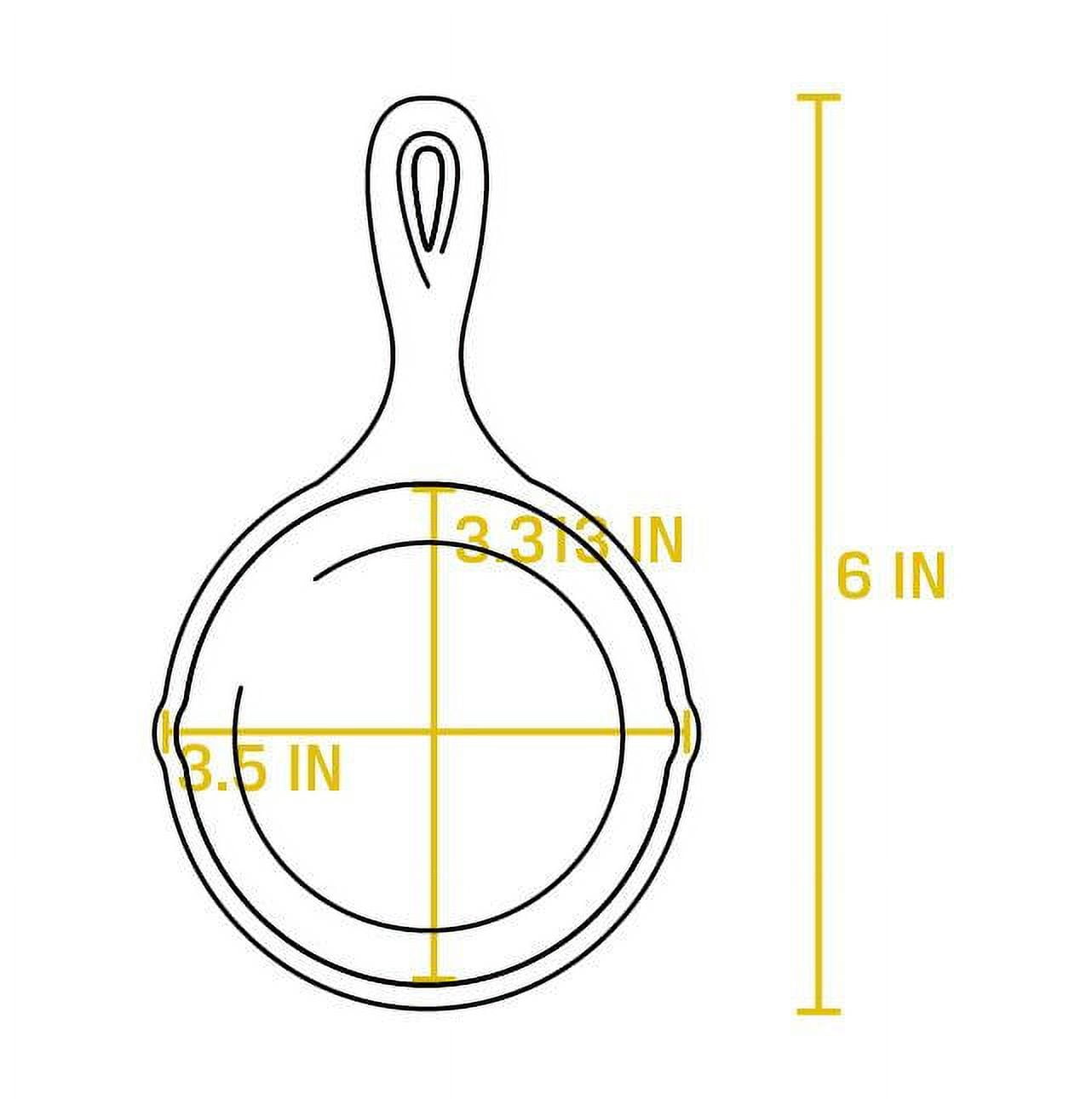 Lodge Seasoned Cast Iron 3.5 Inch Skillet