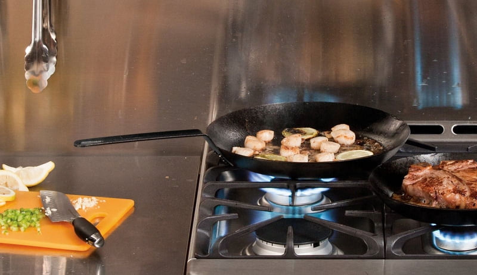 Lodge Cast Iron 12" Seasoned Carbon Steel Skillet