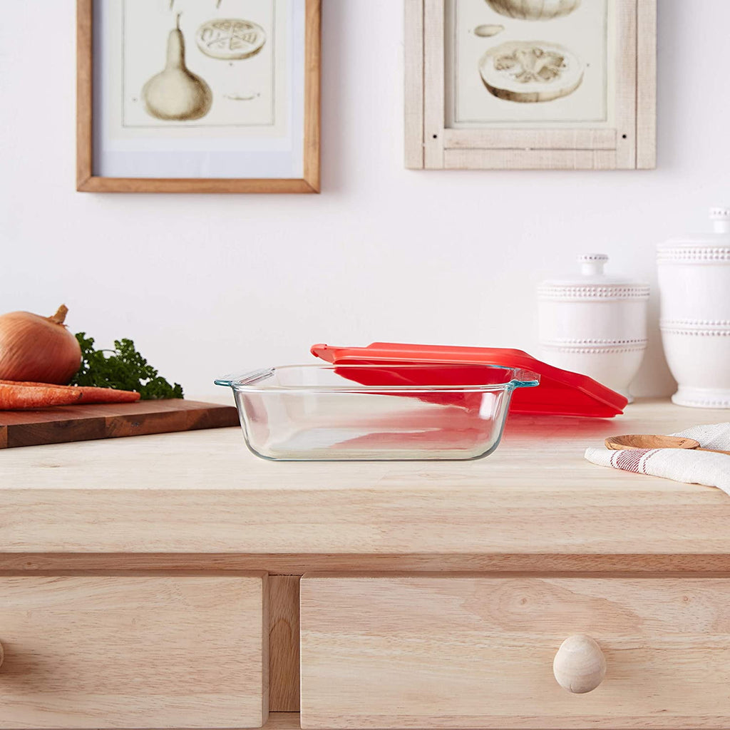Pyrex 222-D 2.5-Quart Deep Glass Baking Dish (Great for casseroles - baked desserts, roasting vegetables, and more)