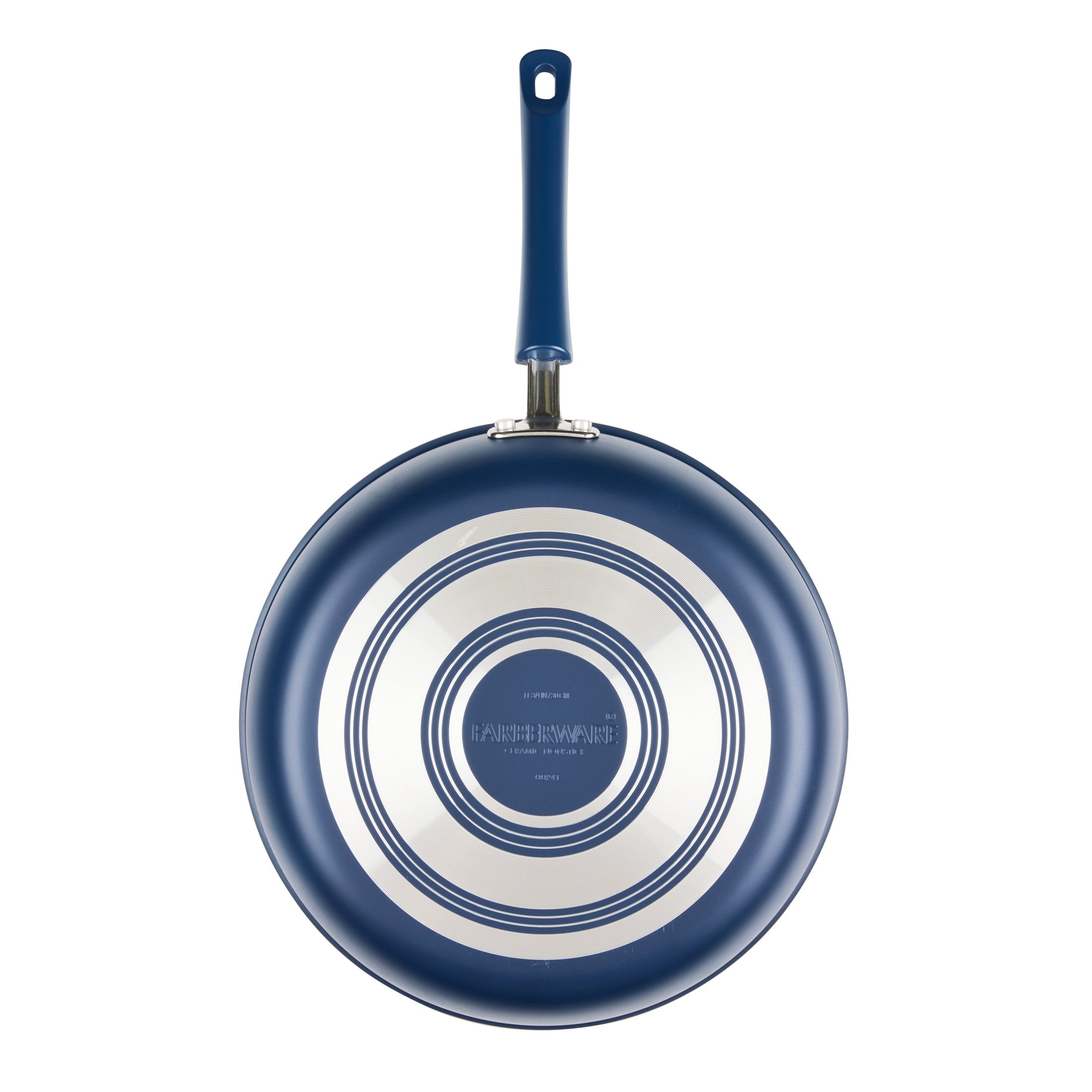 Farberware Easy Clean 14 Pcs Ceramic Nonstick Cookware Set with Cooking Tools - Dishwasher Safe, Blue
