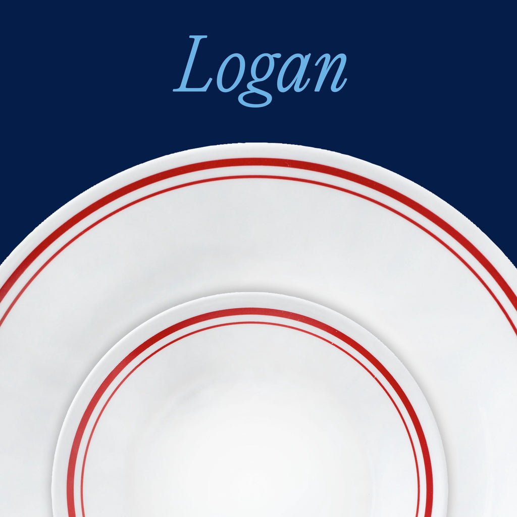 Corelle Logan 18-Piece Glass Dinnerware Set (Service for 6)