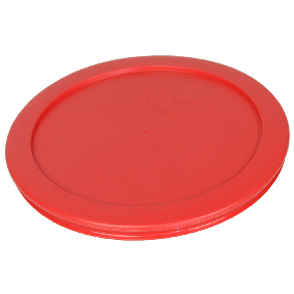 Pyrex (2) 7202-PC Red Lid & (2) 7200-PC Red Lid & (2) 7201-PC Red Lid & (1) 7402-PC Red Lid