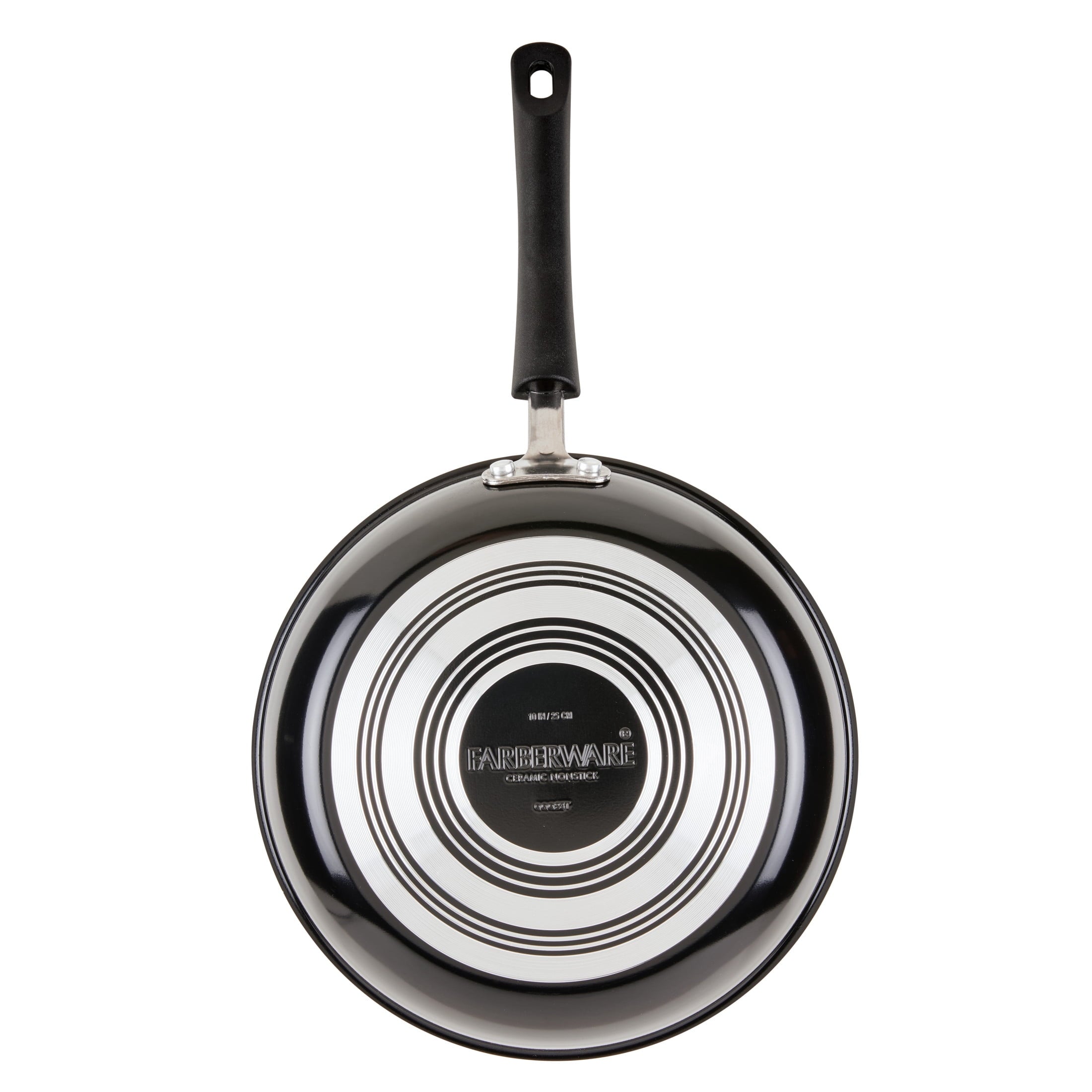 Farberware Easy Clean Pro 14 Pcs Ceramic Nonstick Cookware Set with Cooking Tools - Dishwasher Safe, Black
