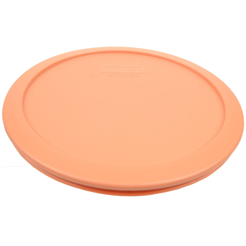 Pyrex 7203 7-Cup Glass Bowls & 7402-PC Orange Lids (2-Pack) - Made in USA