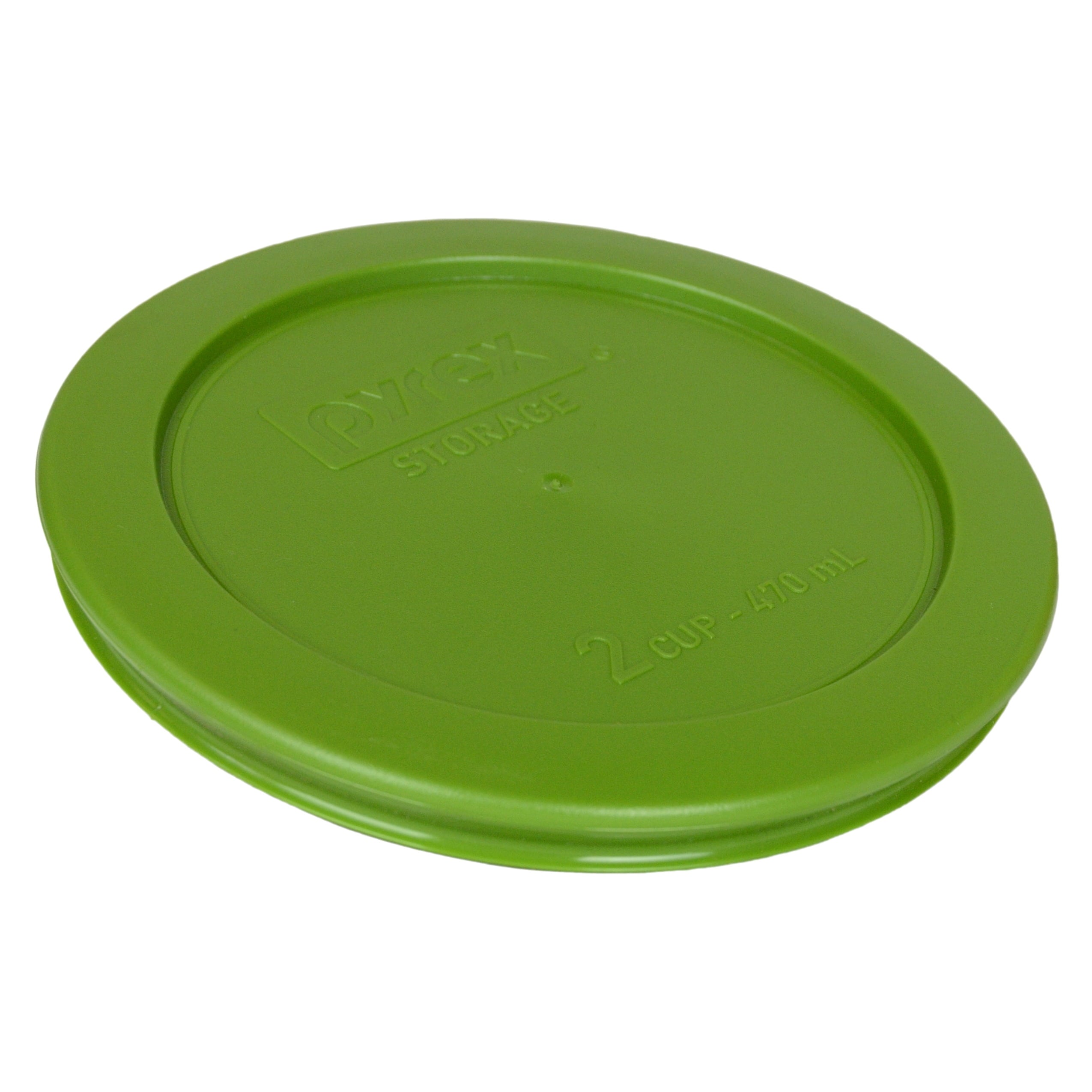 Pyrex 7402-PC - 7201-PC, and 7200-PC Green Plastic Food Storage Lids (2-Pack)