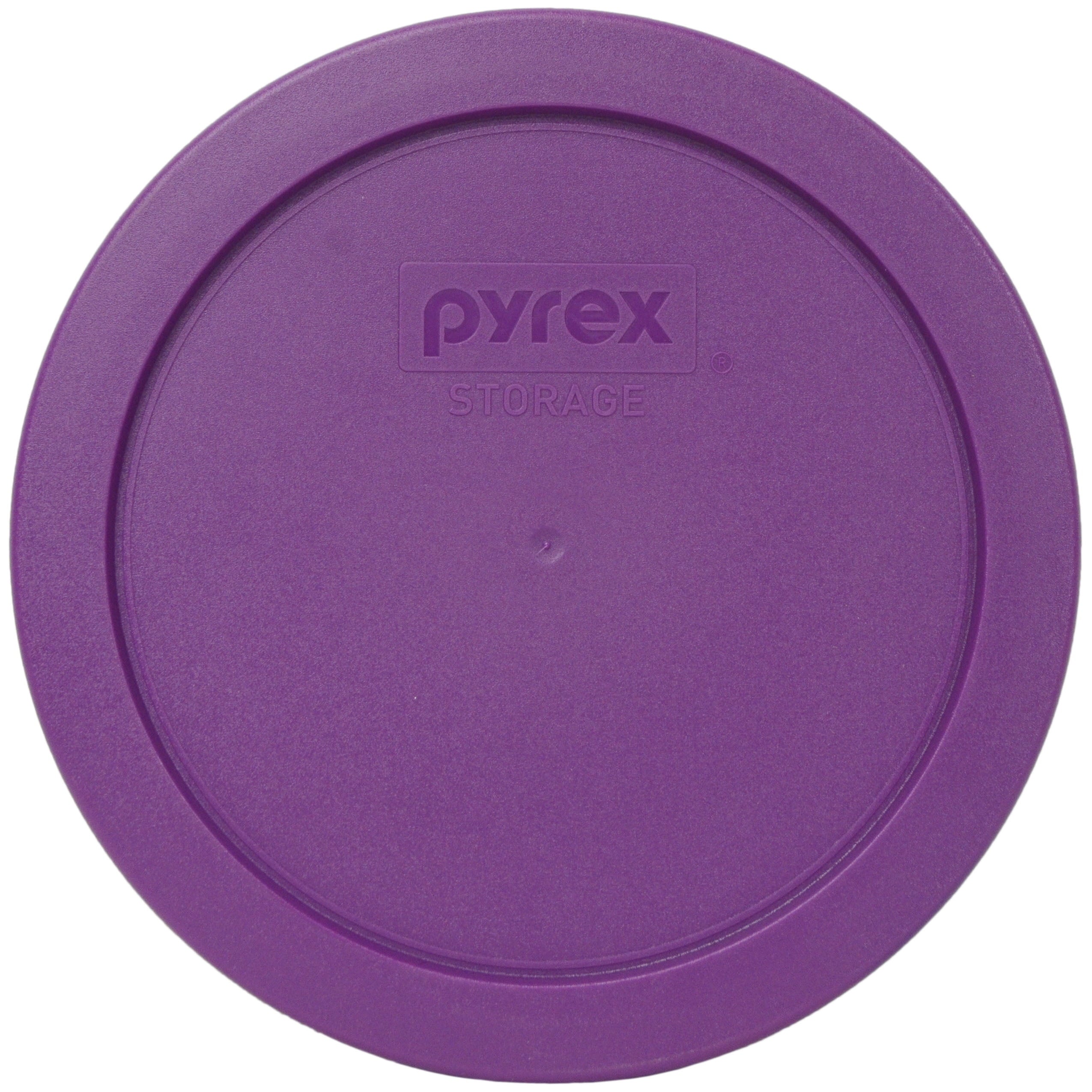Pyrex 7201-PC Thistle Purple - 7200-PC Butter Yellow, 7202-PC Olive Green Plastic Storage Replacement Lid Covers