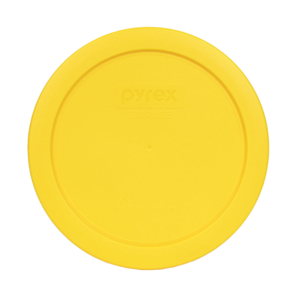 Pyrex (2) 7202-PC Dark Blue - (3) 7200-PC Cadet Blue, (2) 7201-PC Meyer Yellow, and (2) 7402-PC Dark Blue Plastic Lids