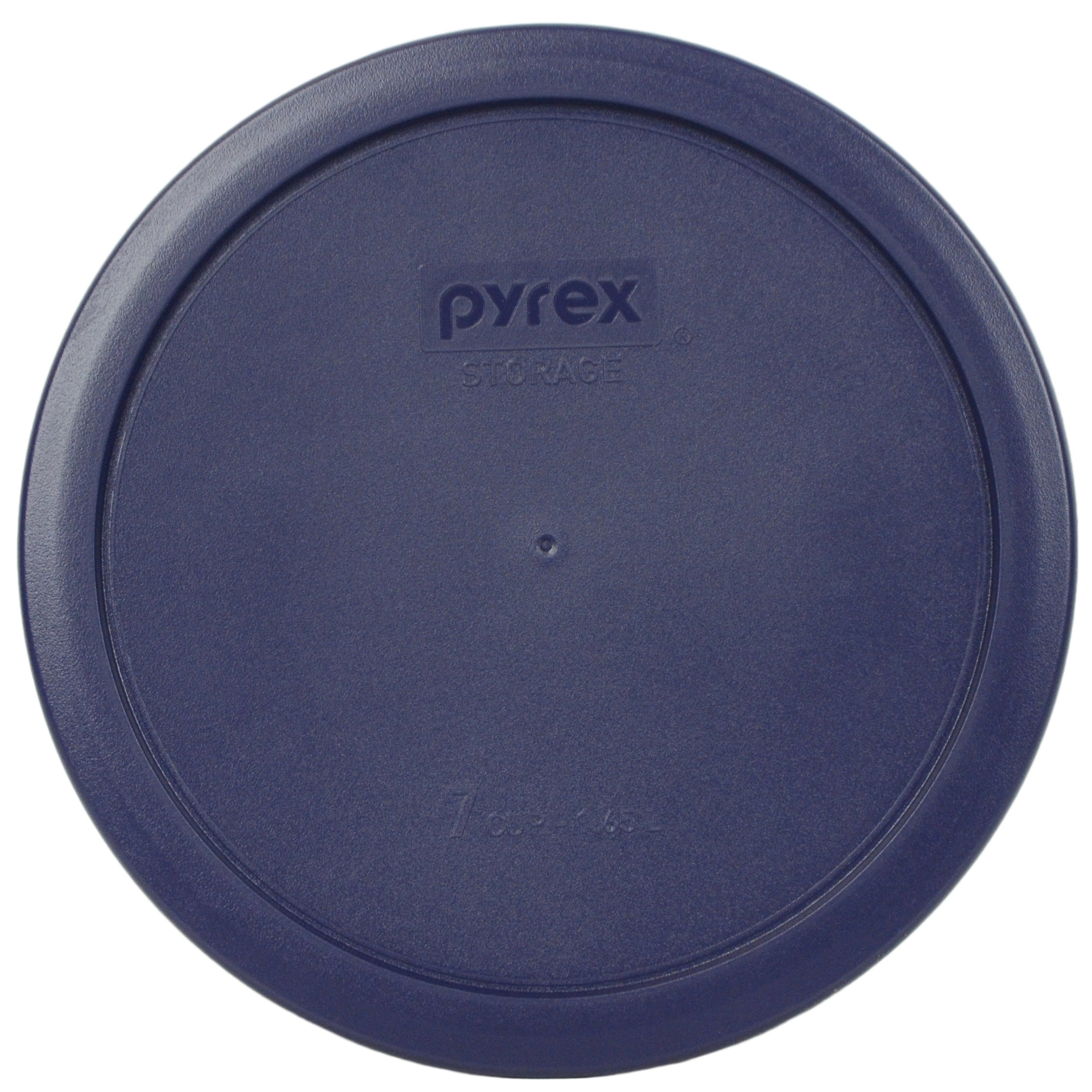 Pyrex (2) 7202-PC Dark Blue - (3) 7200-PC Cadet Blue, (2) 7201-PC Meyer Yellow, and (2) 7402-PC Dark Blue Plastic Lids
