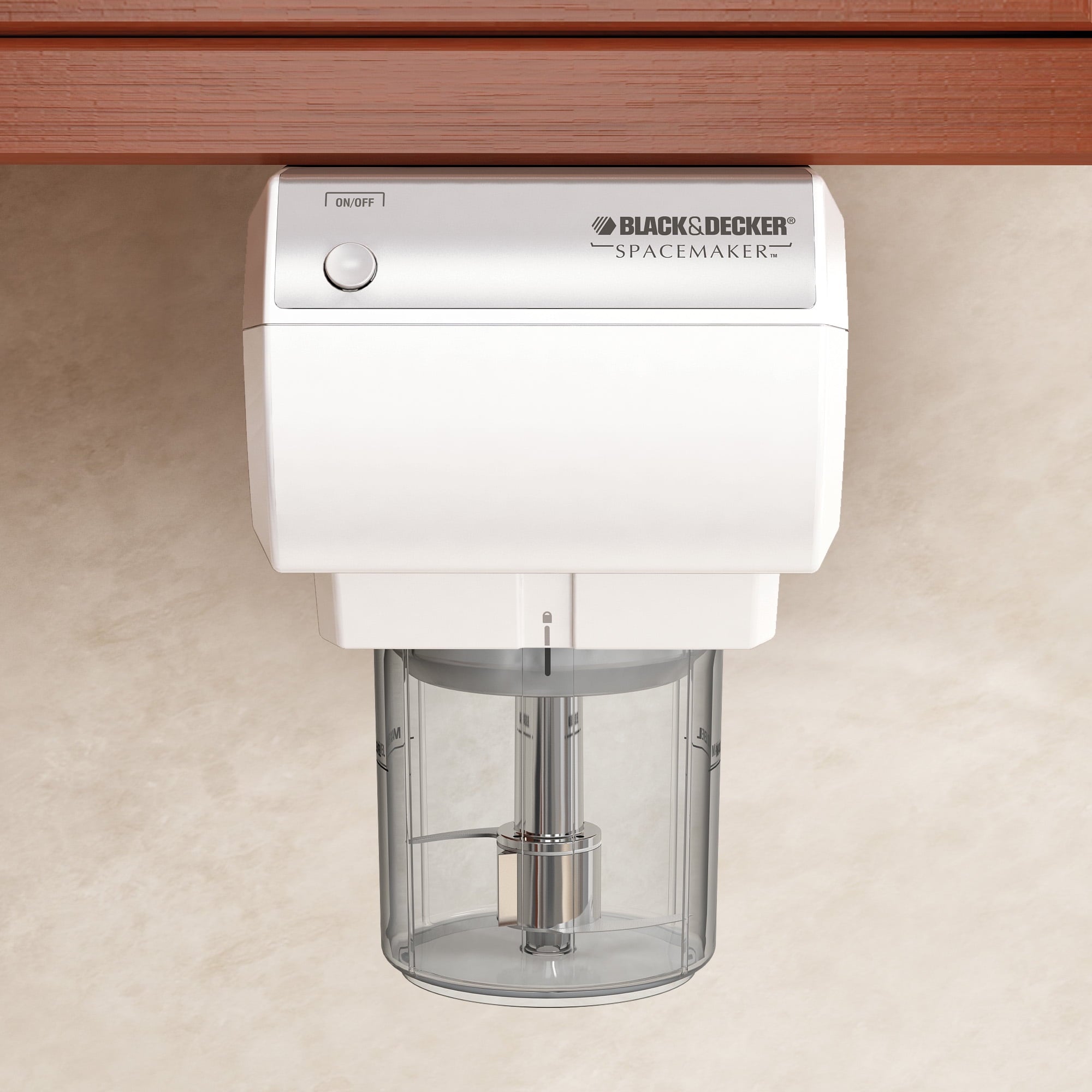 BLACK+DECKER Spacemaker Dual Grinder Plastic Containers 0.75-Cup Electric 800W White