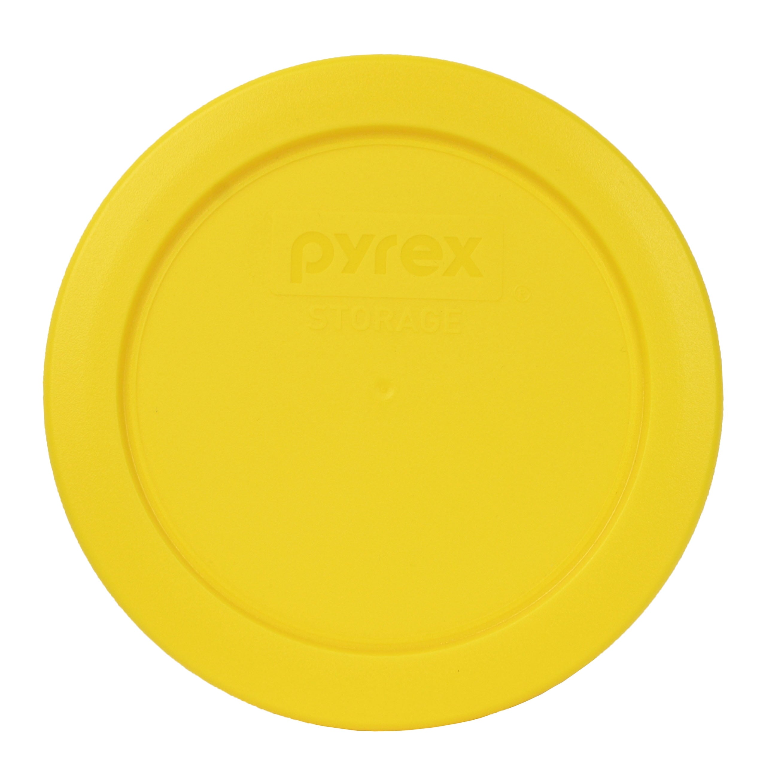Pyrex (6) 7200 2-Cup Glass Food Storage Bowls and (6) 7200-PC Meyer Lemon Plastic Lids