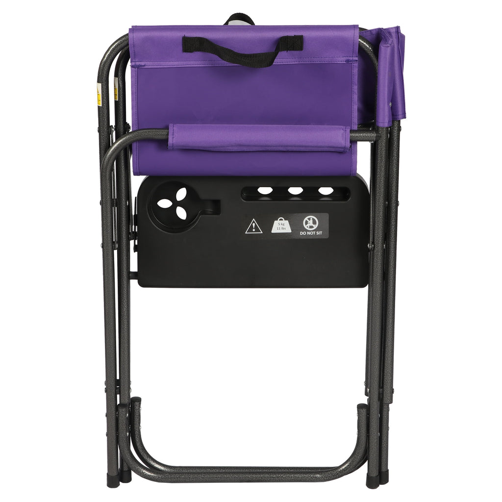 Ozark Trail Director Chair with Side Table - Purple