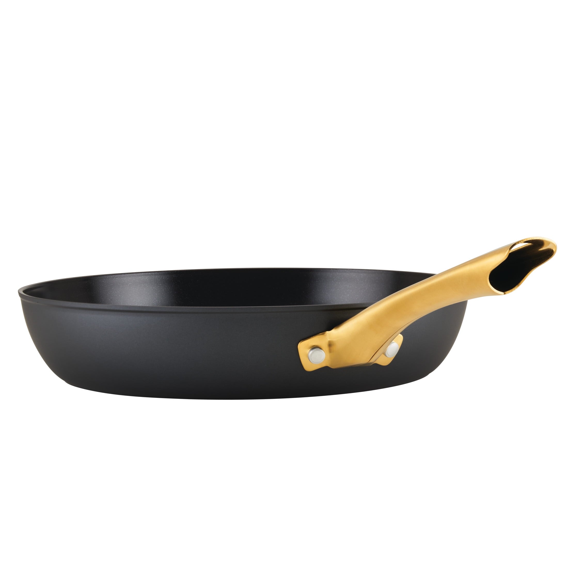 Farberware Forged Induction 12.25 Inch Ceramic Nonstick Frying Pan - Dishwasher Safe and Oven Safe to 500°F, Black