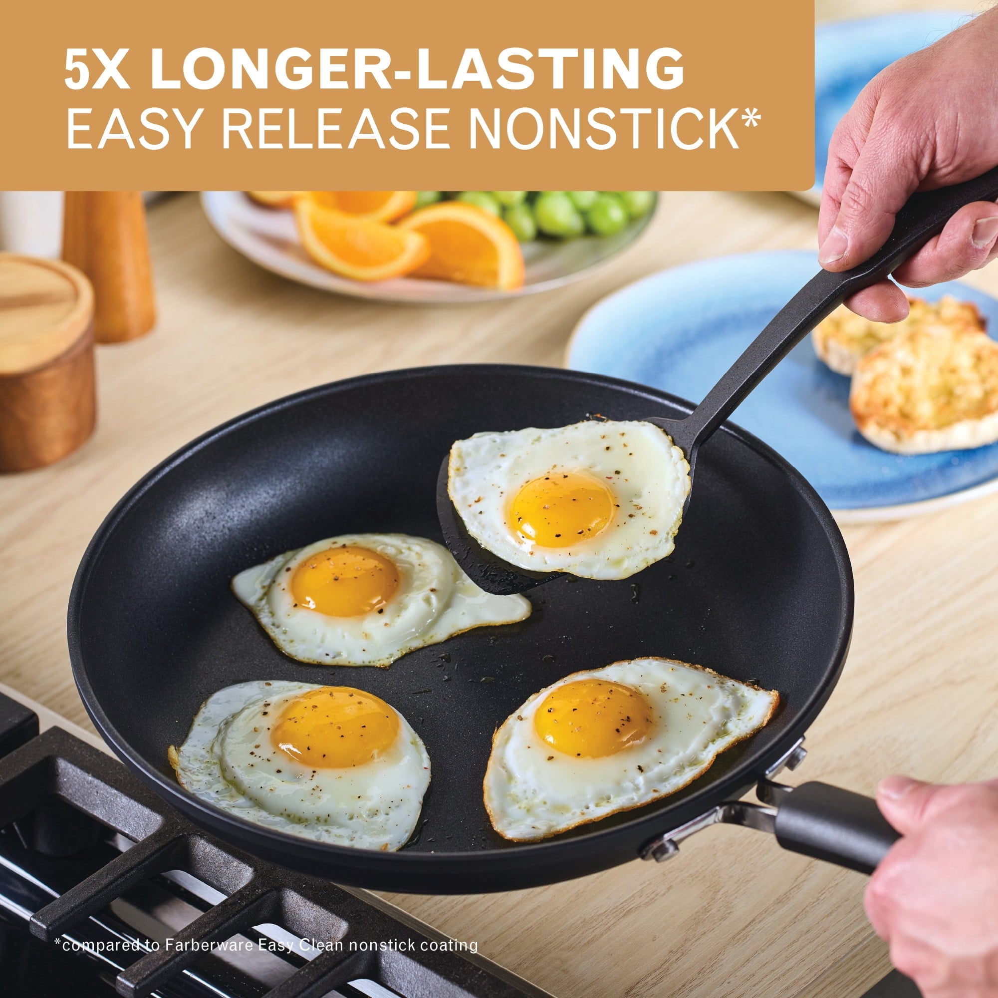 Farberware TrueCook 12.25 Inch Nonstick Frying Pan - Black