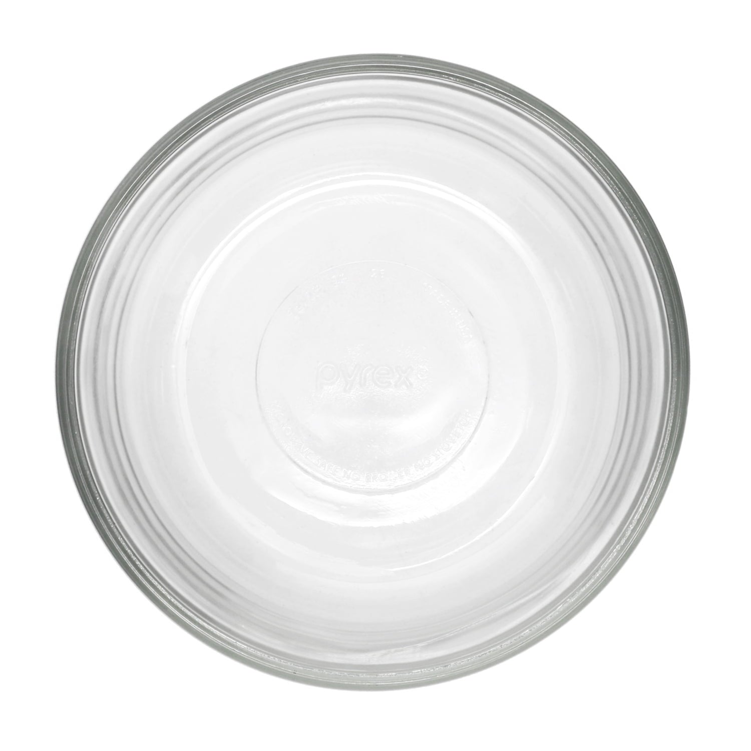 Pyrex 7201 Round Glass Food Storage Bowl w/ 7201-PC Dark Blue Lid Cover (4-Pack)