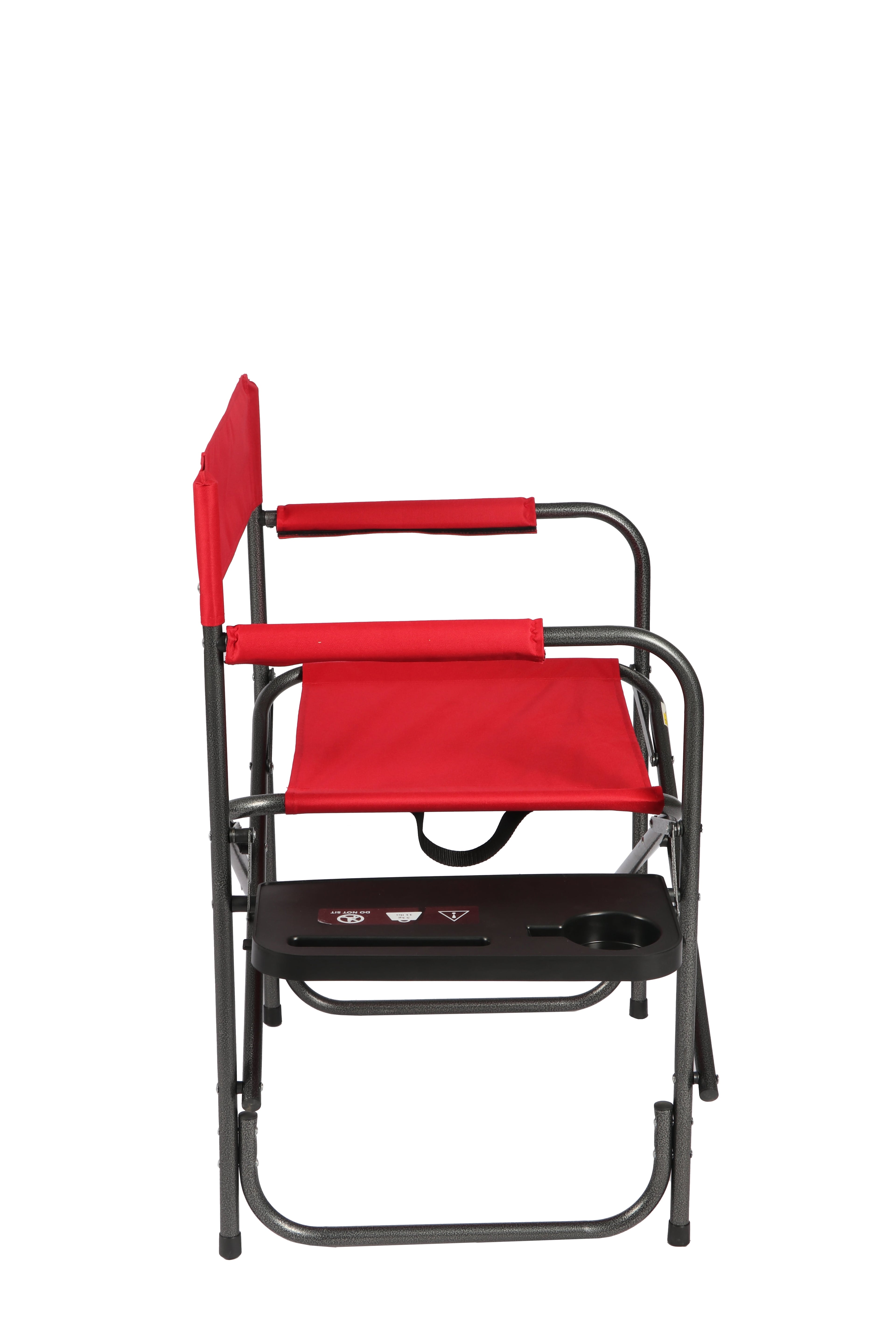 Ozark Trail Director Chair with Side Table - Red