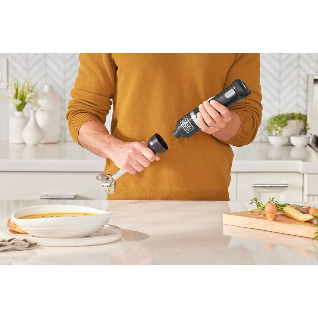 BLACK+DECKER Kitchen Wand Blender Kit - Black (BCKM1011K10)