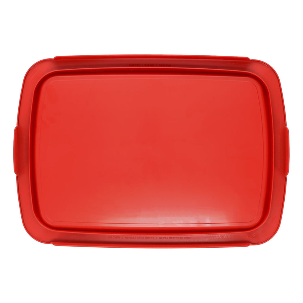 Pyrex C-233-PC 3qt Poppy Red Easy Grab Food Storage Replacement Lid