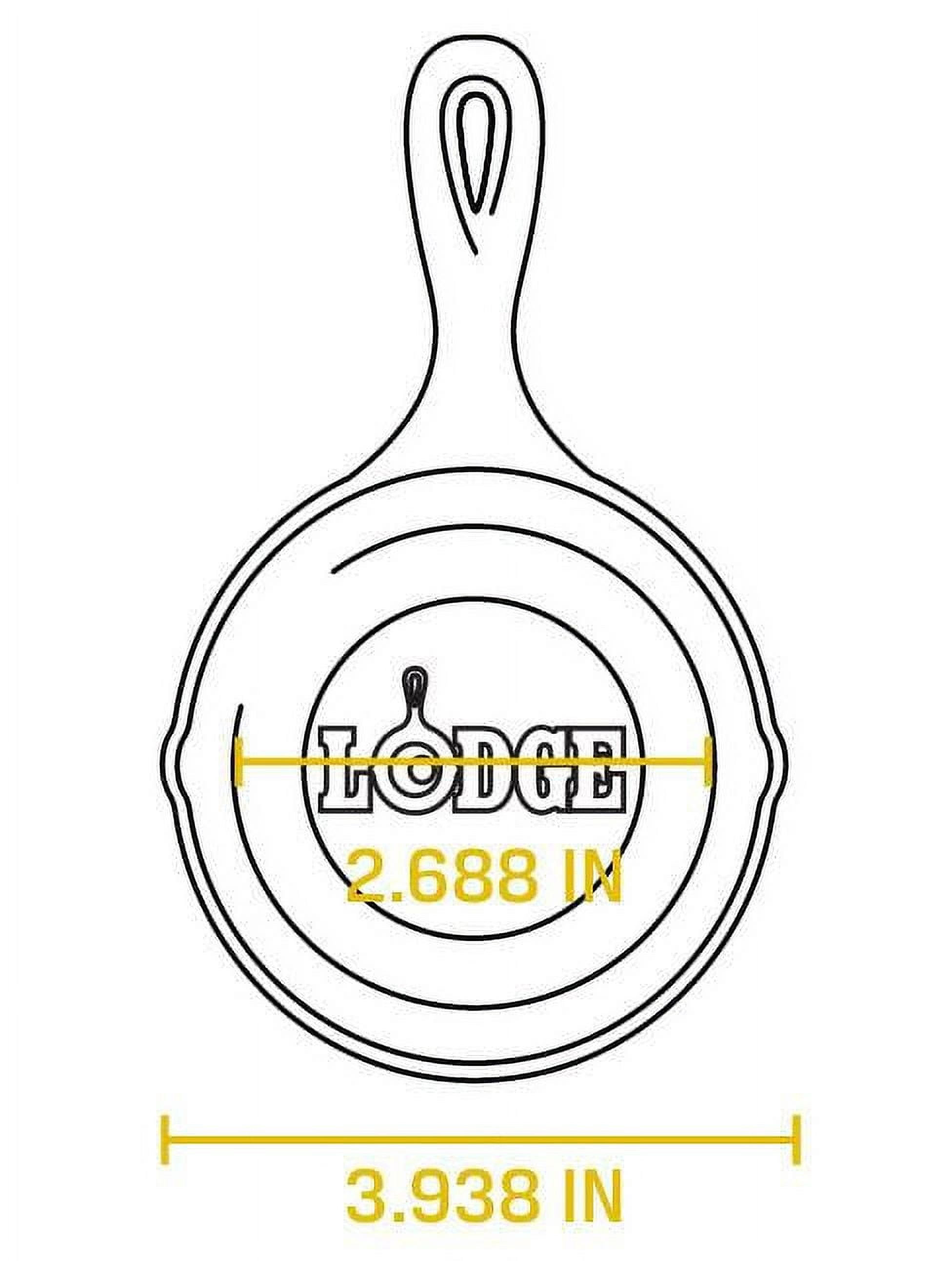 Lodge Seasoned Cast Iron 3.5 Inch Skillet